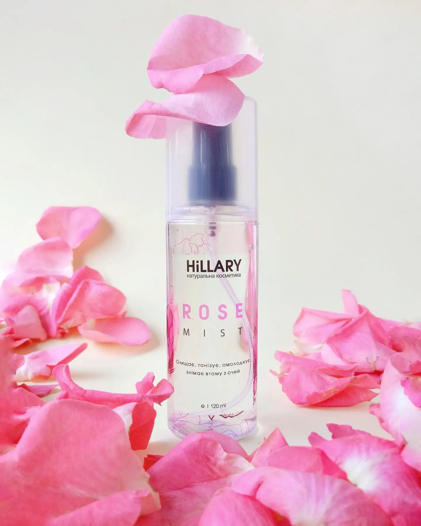 Трояндовий міст для обличчя Hillary ROSE MIST, 120 мл, HI-08-484 5