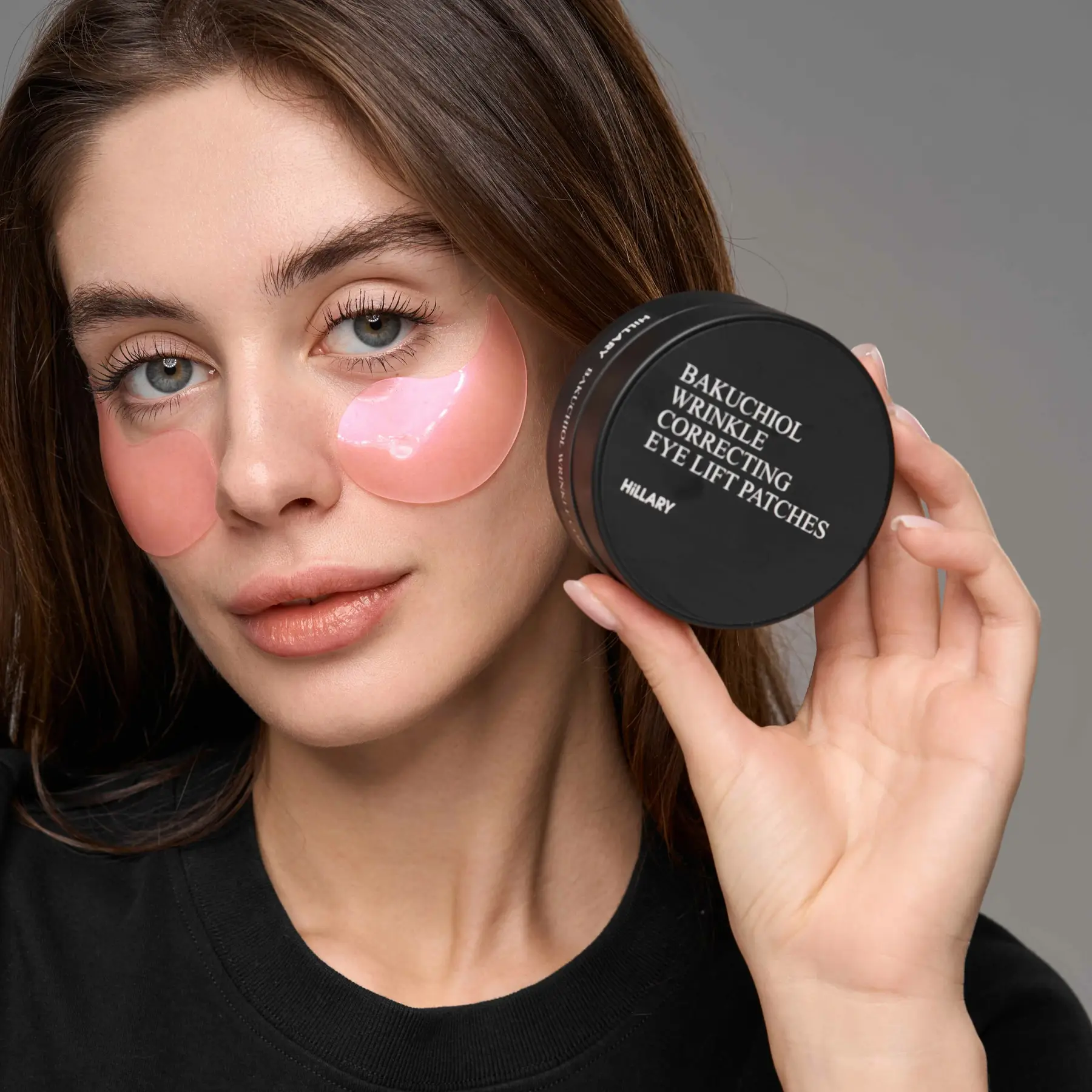 Розгладжувальні патчі з біо-ретинолом Hillary Bacuchiol Wrinkle Correcting & Eye Lift Patches, HI-08-673 8
