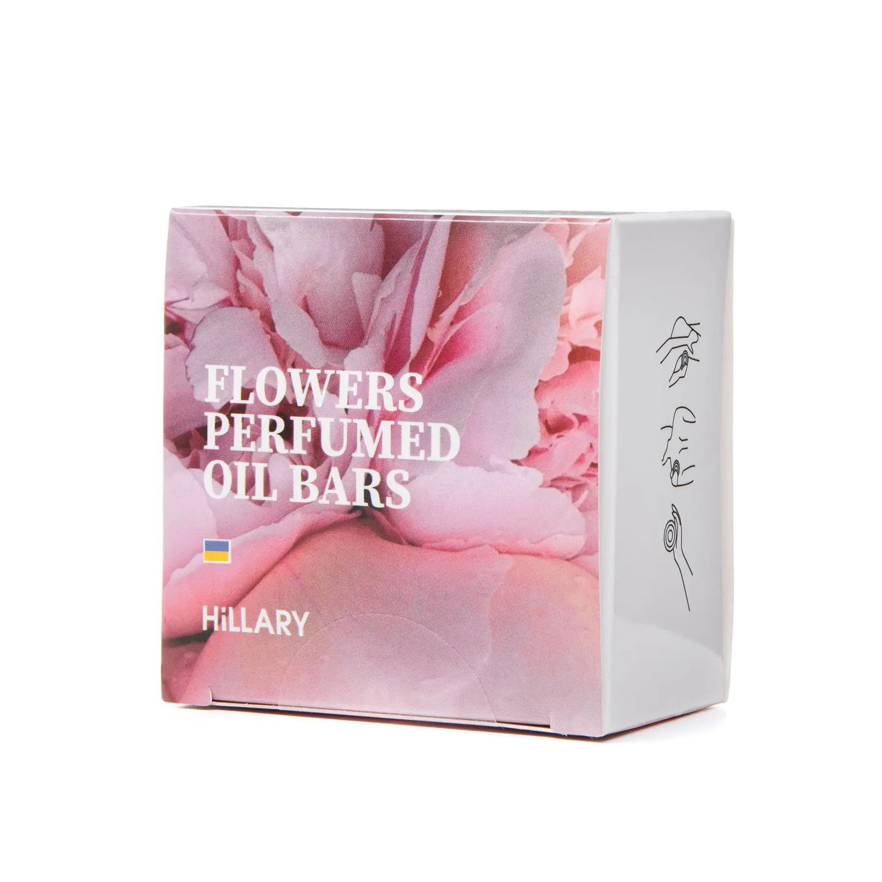 Твердый парфюмированный крем-баттер для тела Hillary Perfumed Oil Bars Flowers, 65 г, HI-03-293 1