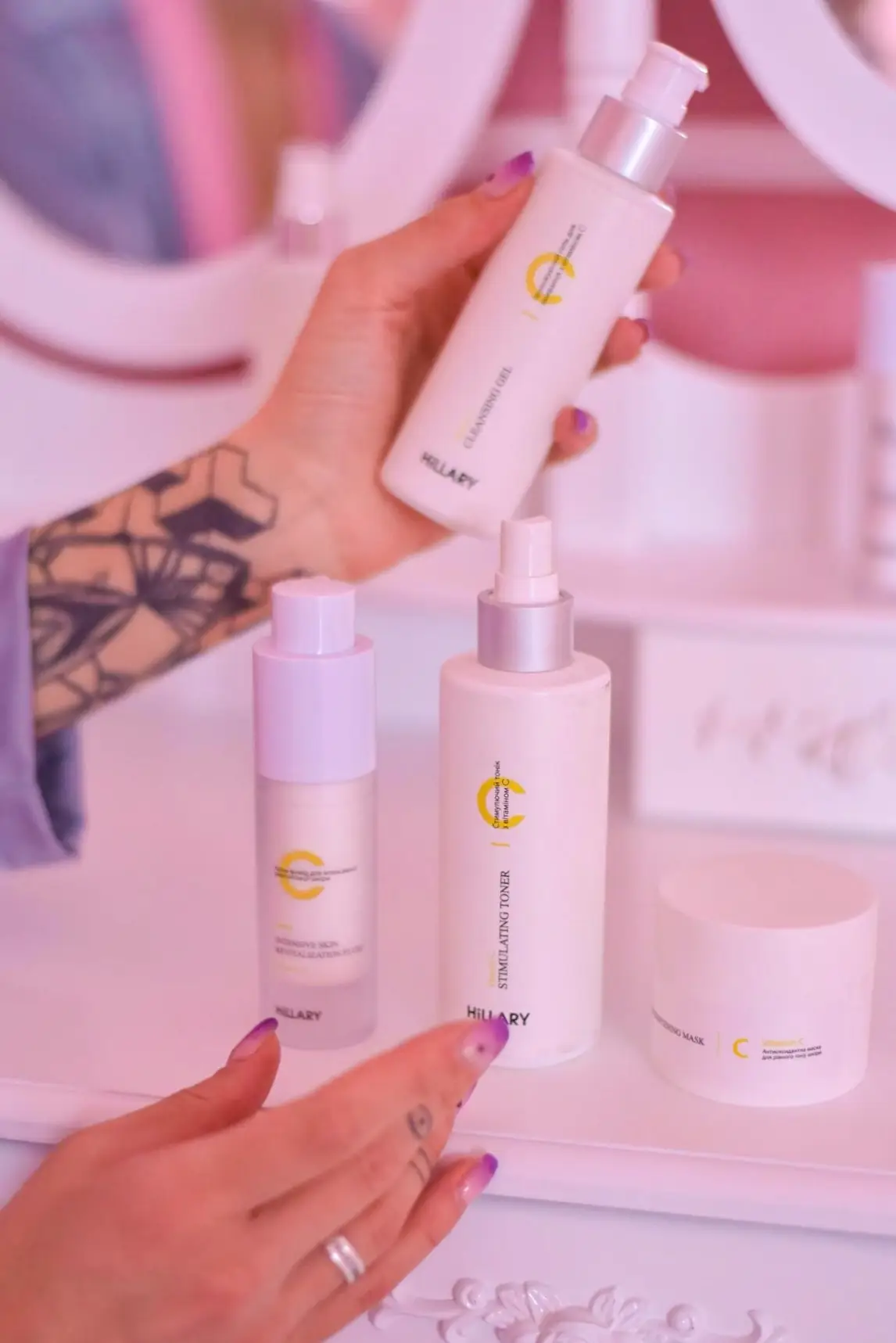 Зволожуючий гель для вмивання з вітаміном С Hillary Vitamin С Мoisturizing Cleansing Gel, 150 мл, HI-08-345 6