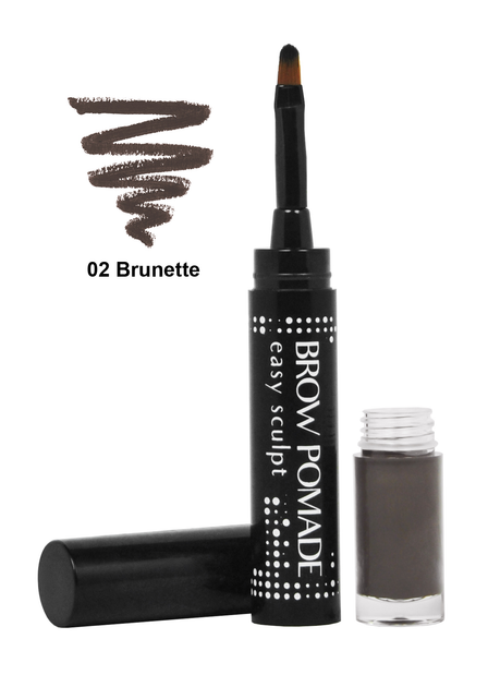 Помадка для брів Brow Pomade 2 г, 02 брюнет, Colour Intense