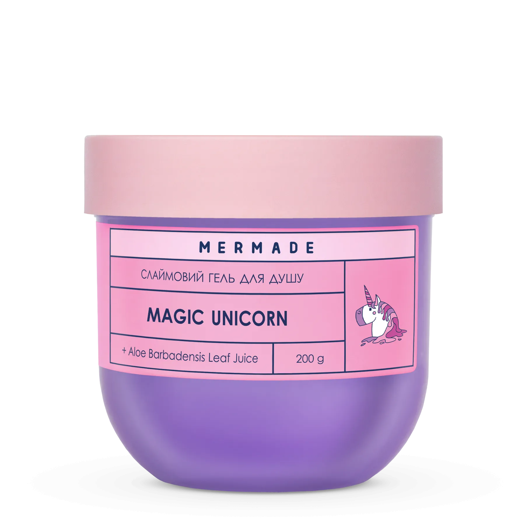Слайм гель для душа MERMADE Magic Unicorn 200 г, MRSG02