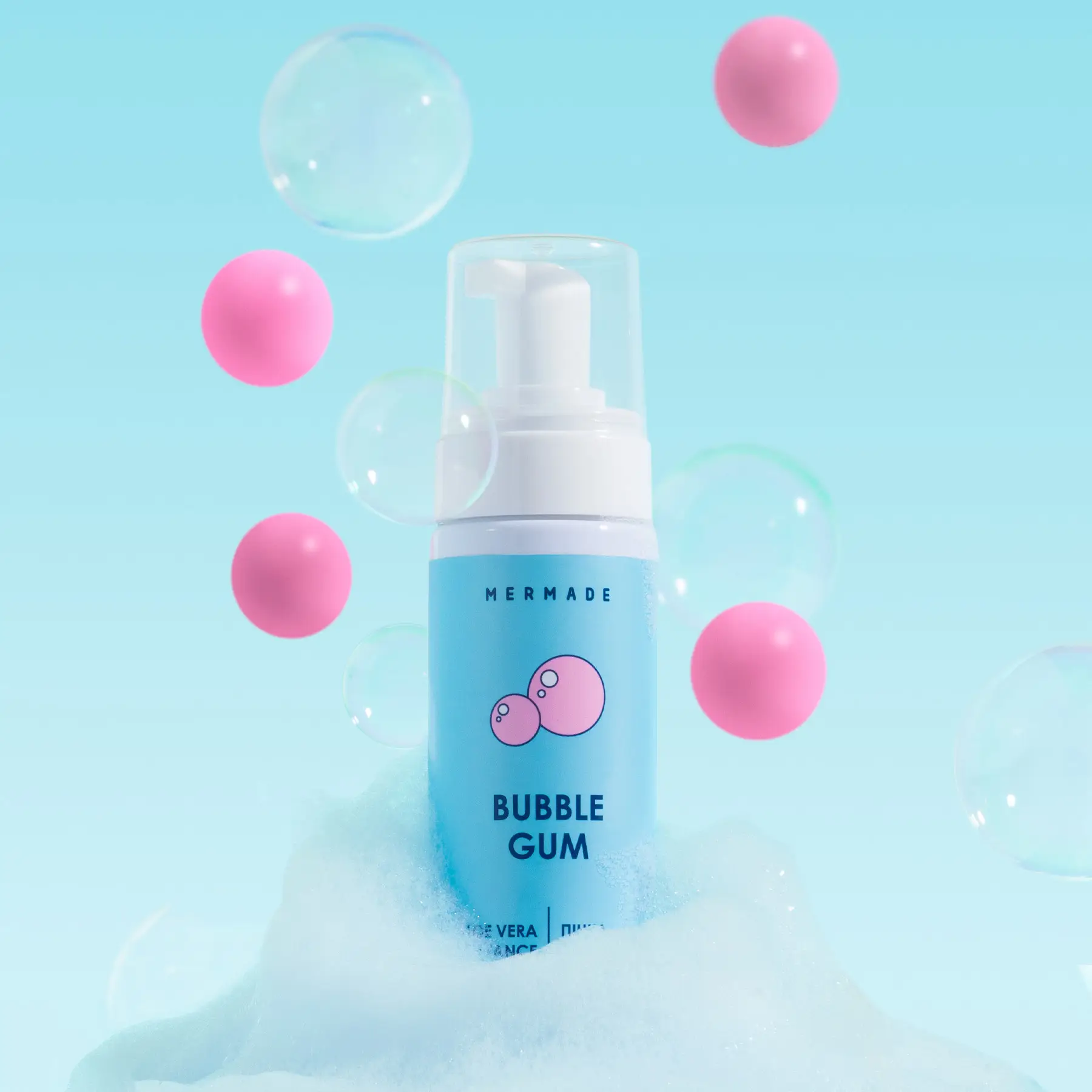 Пенка для душа MERMADE Bubble gum 150 мл, MRF1002 1
