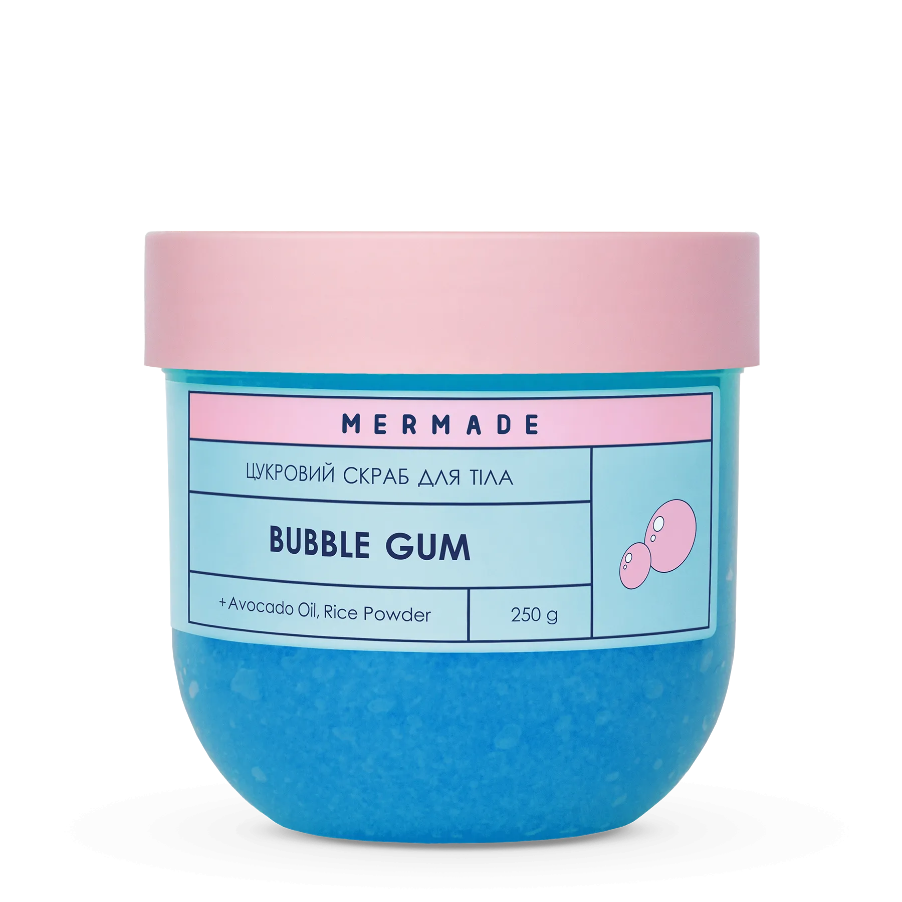 Цукровий скраб для тіла MERMADE Bubble Gum, 250 г, MRSS0001