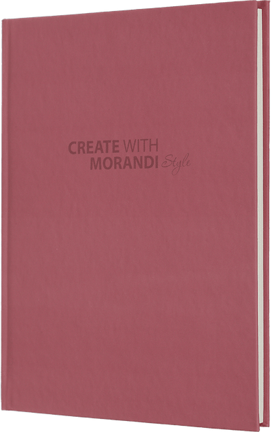 Книжка записна Morandi style, А5, 80 арк., кліт., офсет, капучино, BM.2411-32 1