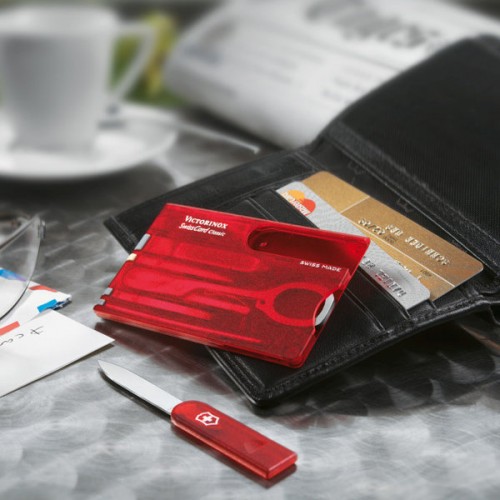 Ніж Swisscard 82*54*4 мм/10предм/червоний прозор. Vx07100.T 3
