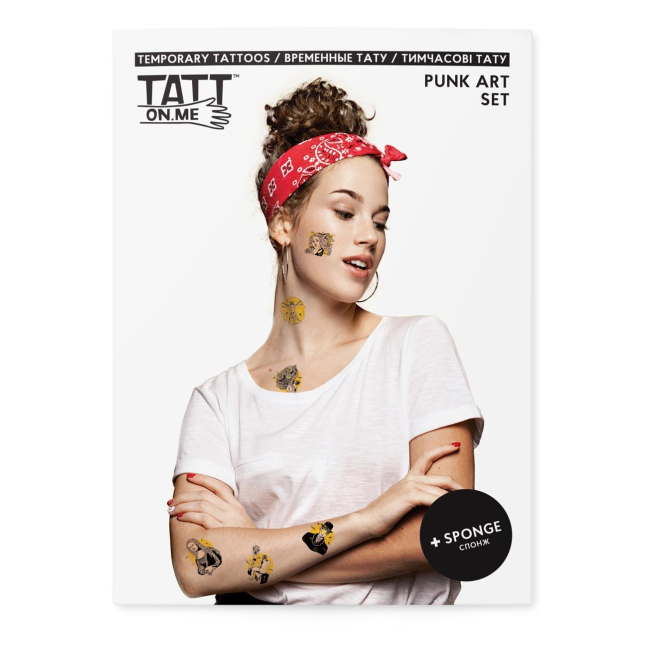 Временные тату "Punk Art set", TATTon.me 1