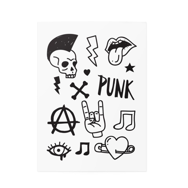 Временные тату "Punk mix", TATTon.me