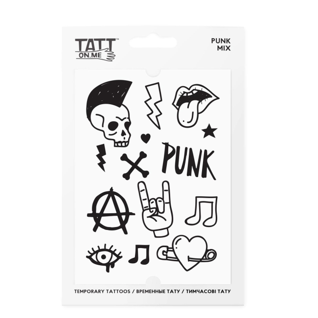 Временные тату "Punk mix", TATTon.me 1
