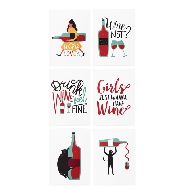 Временные тату "Wine set", TATTon.me