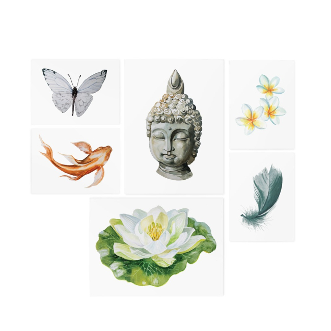Временные тату "Zen set", TATTon.me