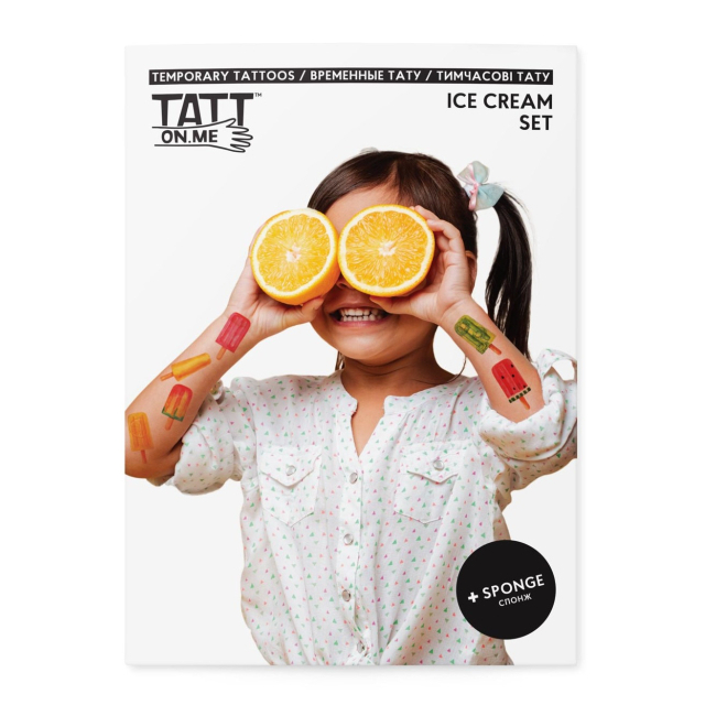Тимчасові тату "Ice Cream set", TATTon.me 1