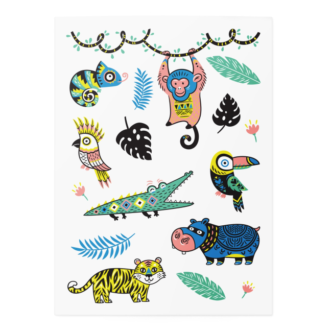 Тимчасові тату "Jungle mix", TATTon.me