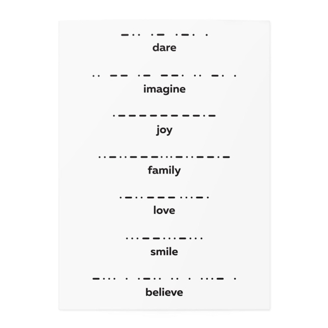 Тимчасові тату "Morse Code mix", TATTon.me