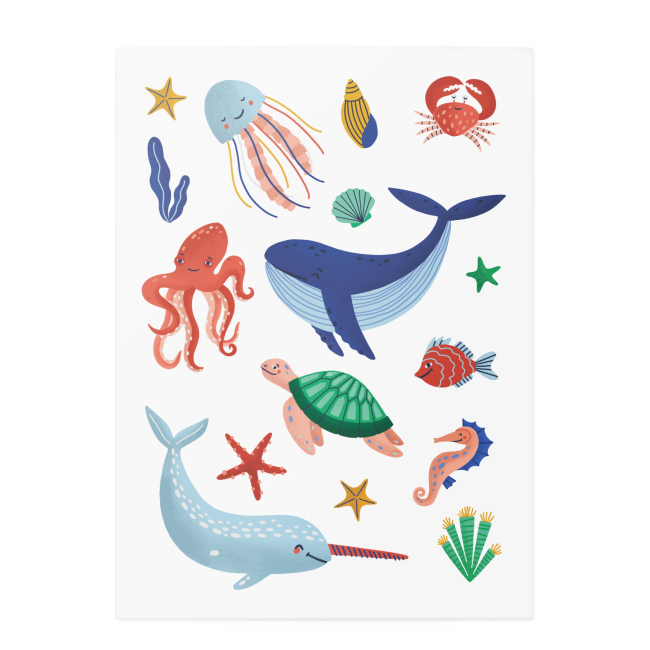 Тимчасові тату "Ocean mix", TATTon.me