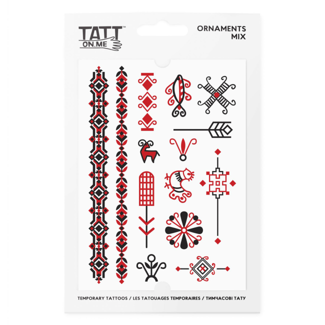 Тимчасові тату "Ornaments mix", TATTon.me 1