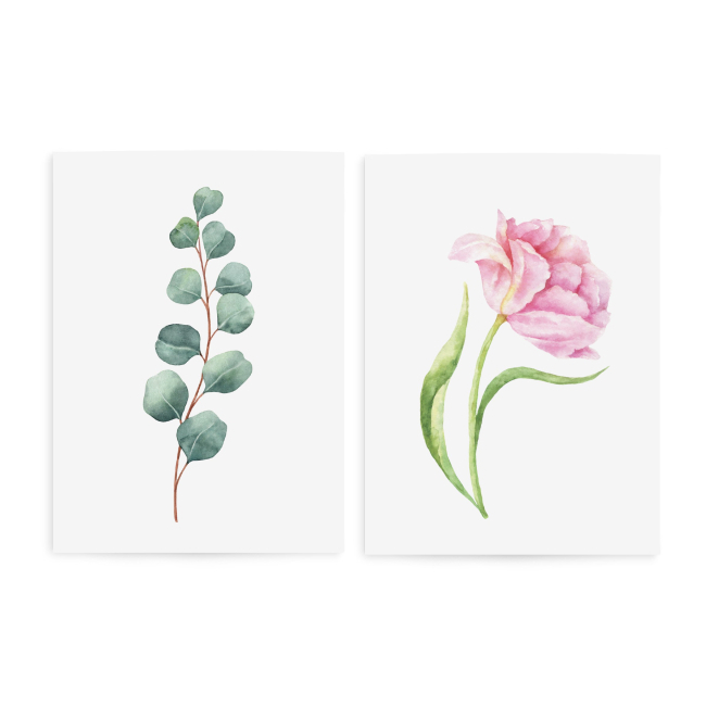 Тимчасові тату "Peony Floral set", TATTon.me
