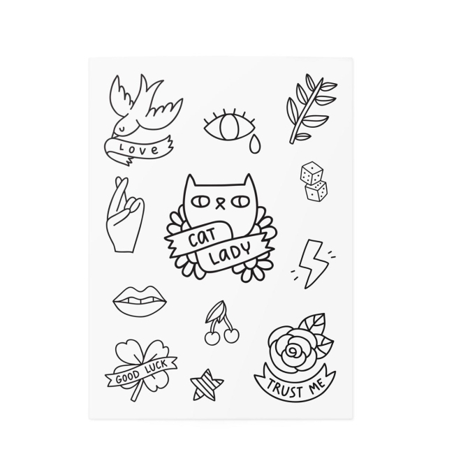 Тимчасові тату "Poke mix", TATTon.me