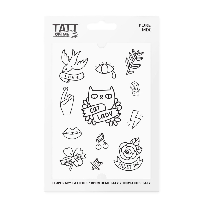 Тимчасові тату "Poke mix", TATTon.me 1
