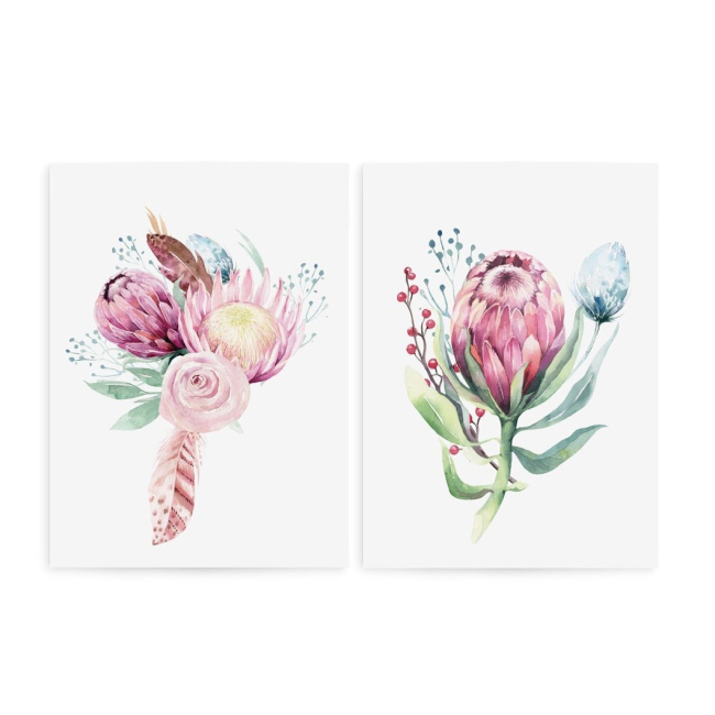 Тимчасові тату "Protea set", TATTon.me