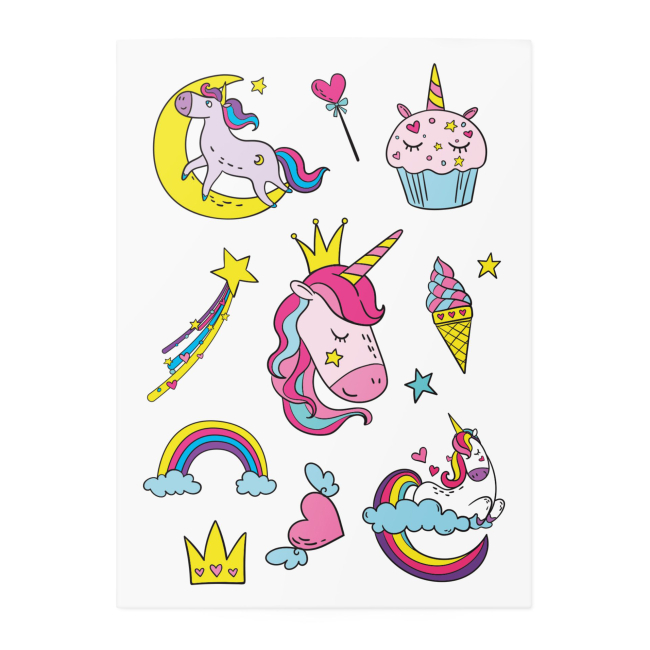 Тимчасові тату "Unicorns mix", TATTon.me