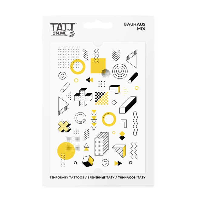 Временные тату "Bauhaus mix", TATTon.me 1