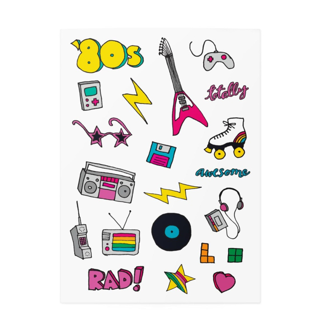Временные тату "80s Disco mix", TATTon.me