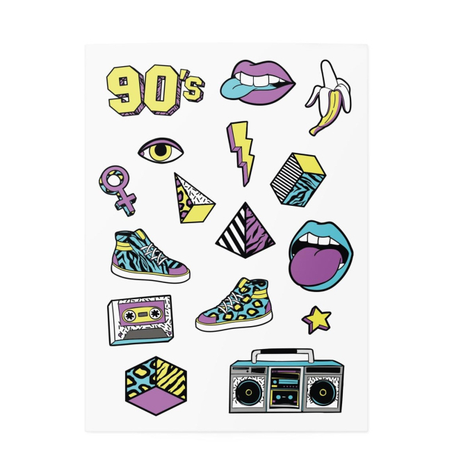 Временные тату "90s Boom mix", TATTon.me