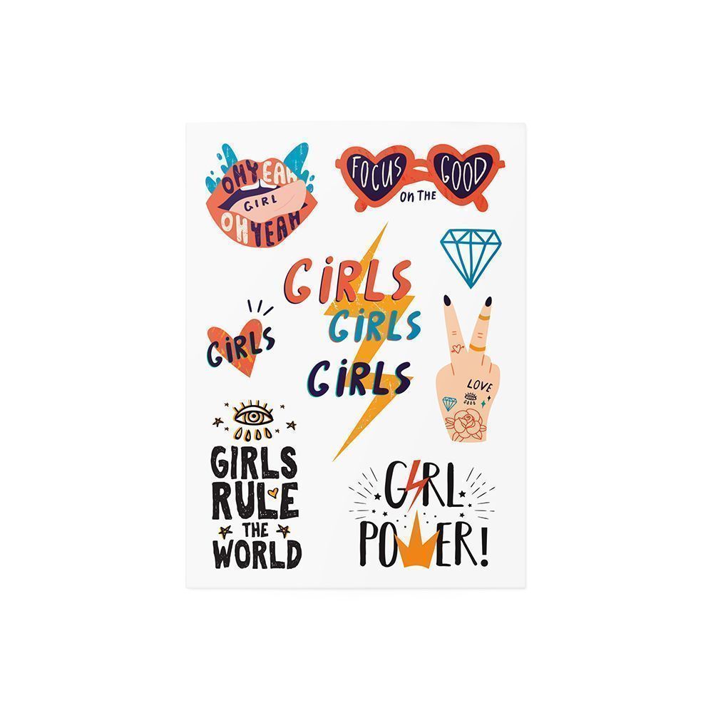 Временные тату "Girls Power mix", TATTon.me