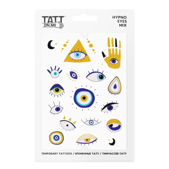 Временные тату "Hypno Eyes mix", TATTon.me 1