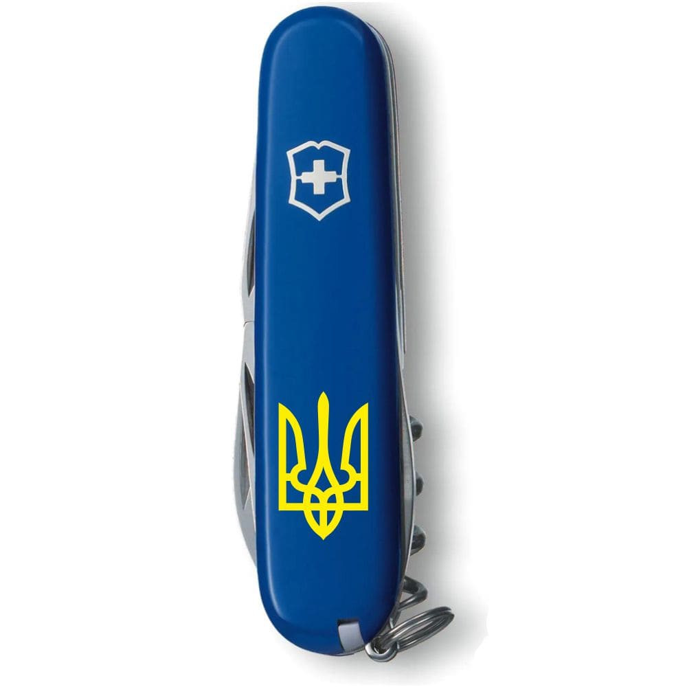 Ніж Victorinox Spartan Ukraine 91мм/12функ/син /Тризуб жовт. Vx13603.2_T0018u 3