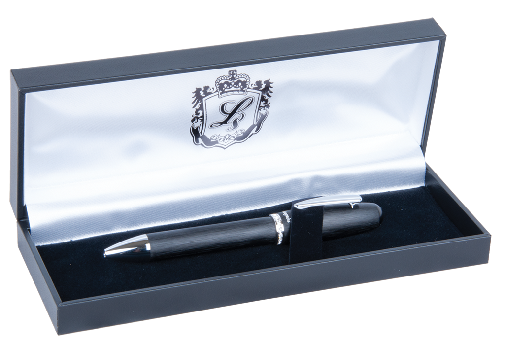 Ручка кулькова "Charm" з кристалами Swarovski, салатовий, в подарунковому футлярі, LS.403009-15 2