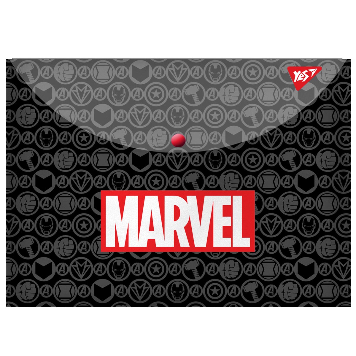 Папка-конверт на кнопке А4 "Marvel.Avengers", 491917 Yes