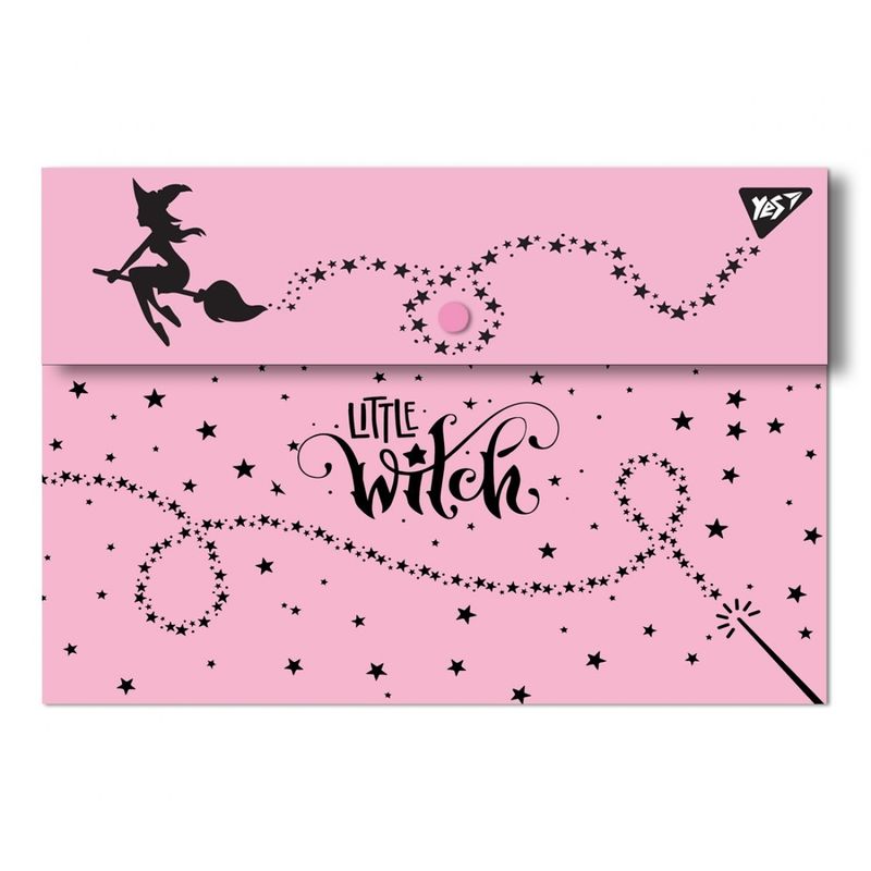 Папка-конверт на кнопке А4 "Witch", 491948 Yes