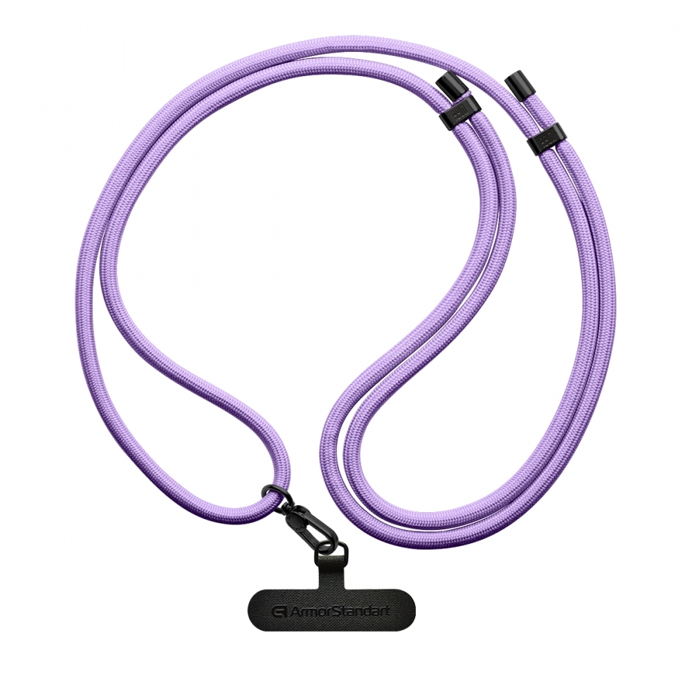 Ремешок для смартфона ArmorStandart Rope Black Lavander with Dark holder, ARM67197 1