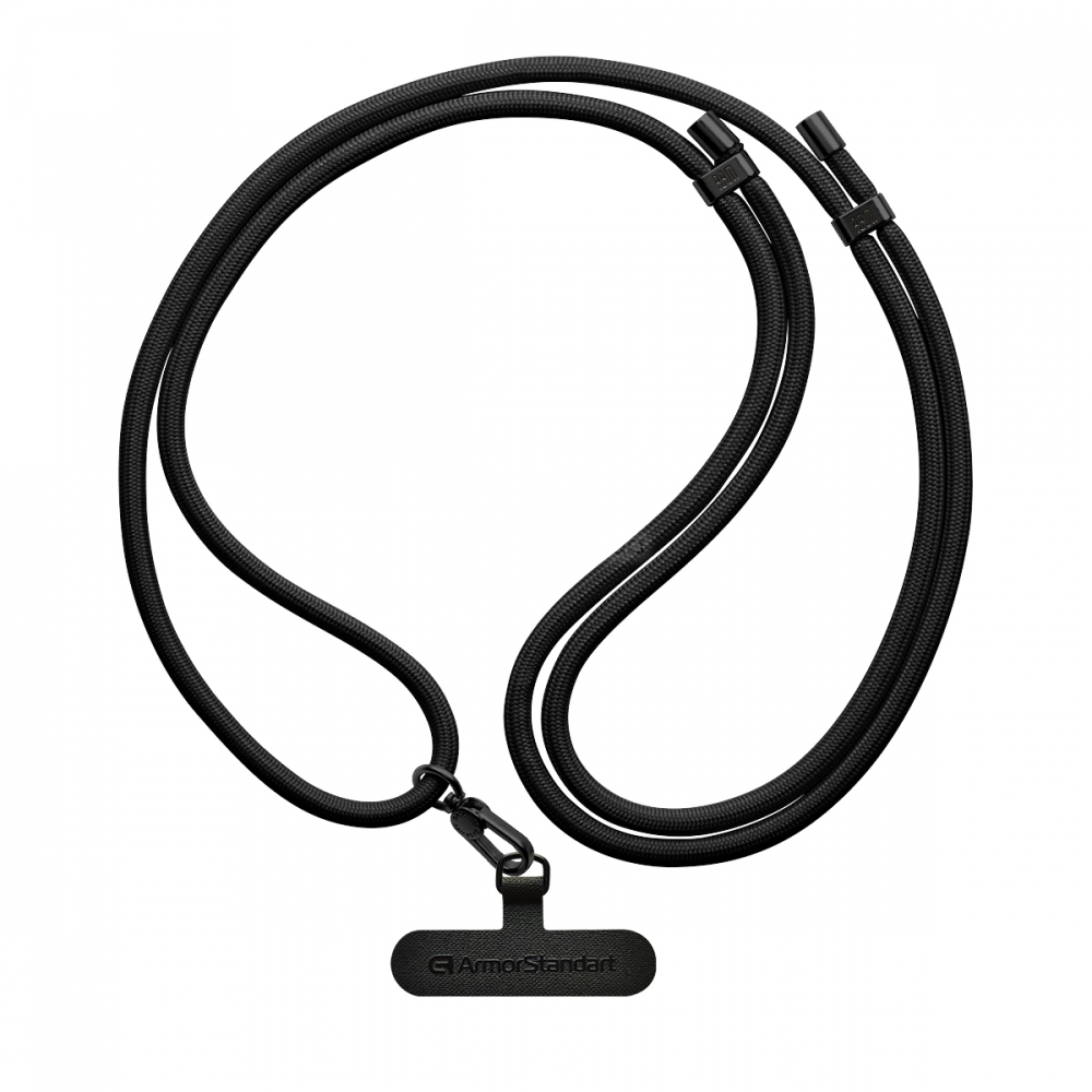 Ремешок для смартфона ArmorStandart Rope Black Onyx with Dark holder, ARM67195 1