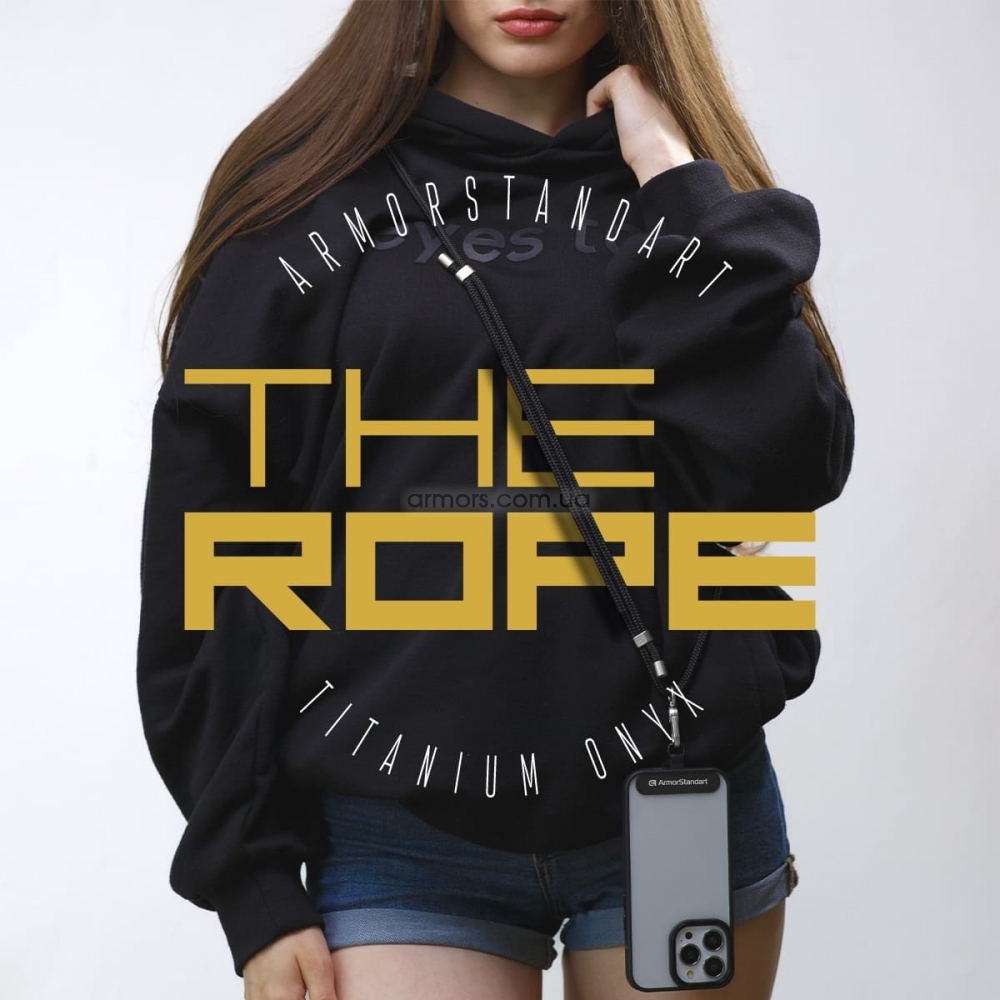 Ремешок для смартфона ArmorStandart Rope Titanium Onyx with Dark holder, ARM76098 2