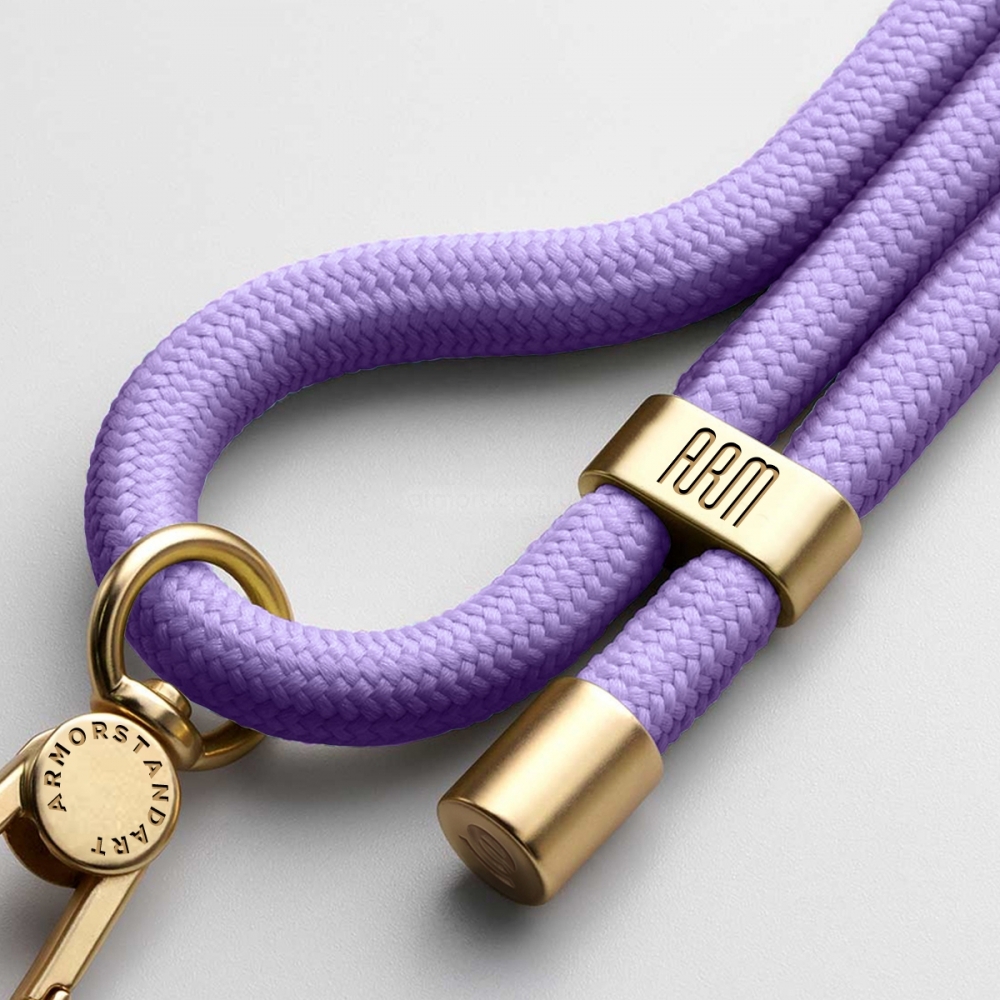 Ремешок для смартфона ArmorStandart Rope Gold Lavander with Dark holder, ARM67198