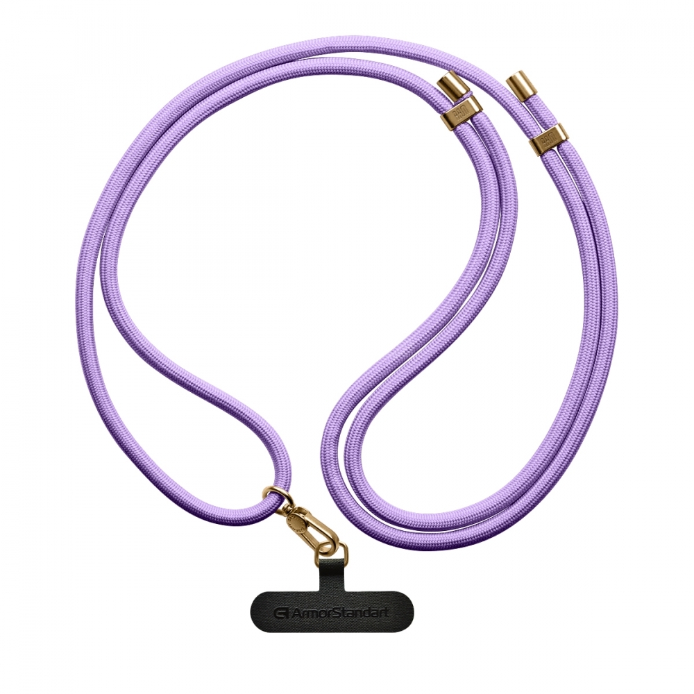 Ремешок для смартфона ArmorStandart Rope Gold Lavander with Dark holder, ARM67198 1