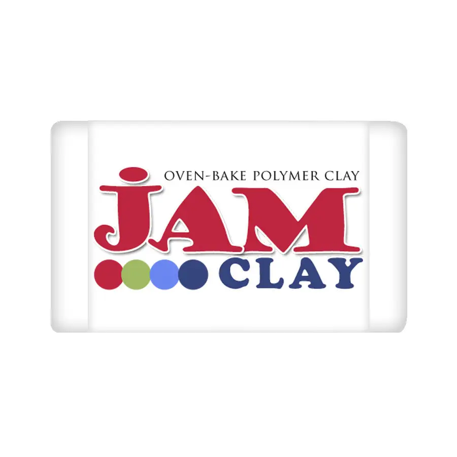 Пластика "Jam Clay", Зефир (белый) 20г (340101)