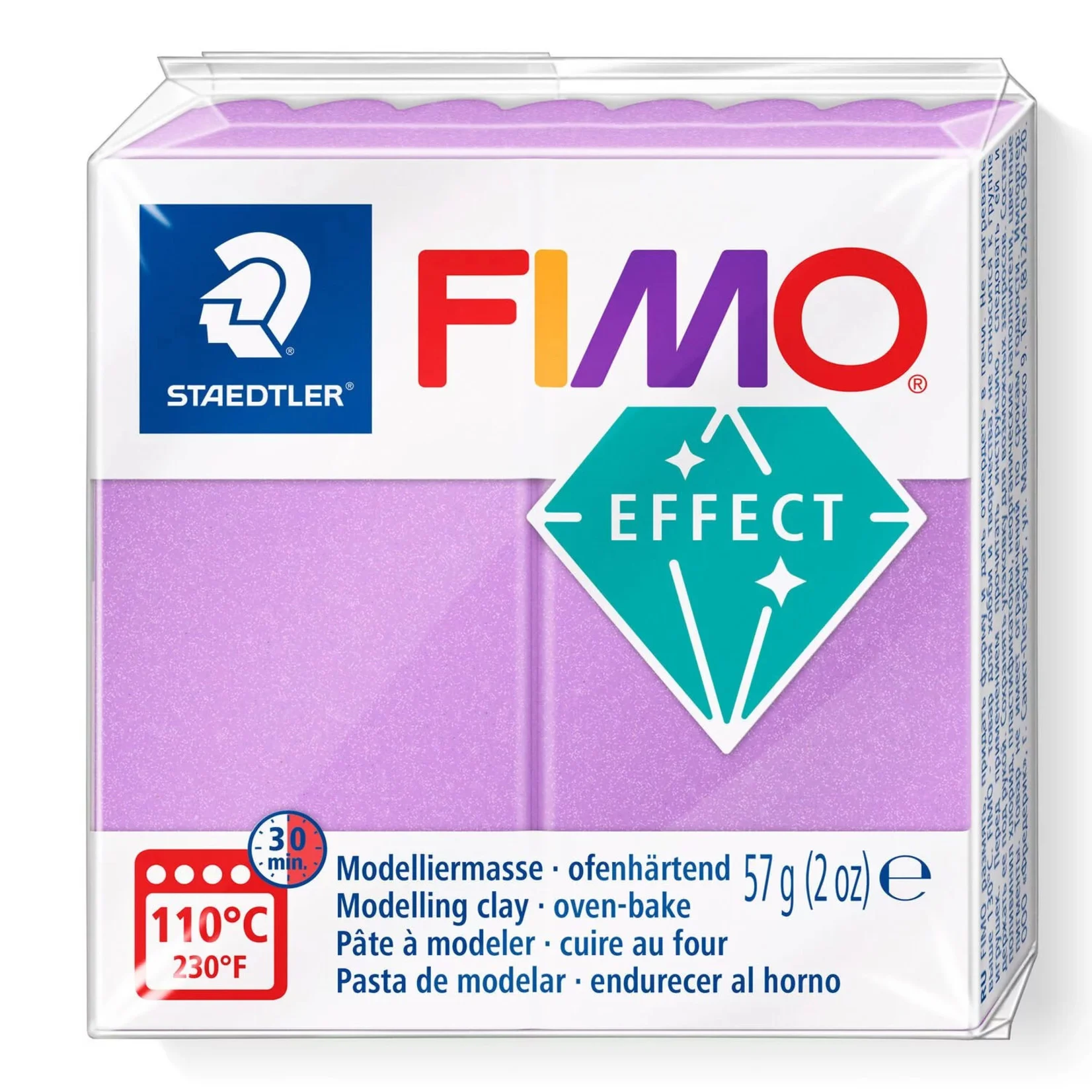 Пластика Effect, Перламутровая лилия, 57г, Fimo