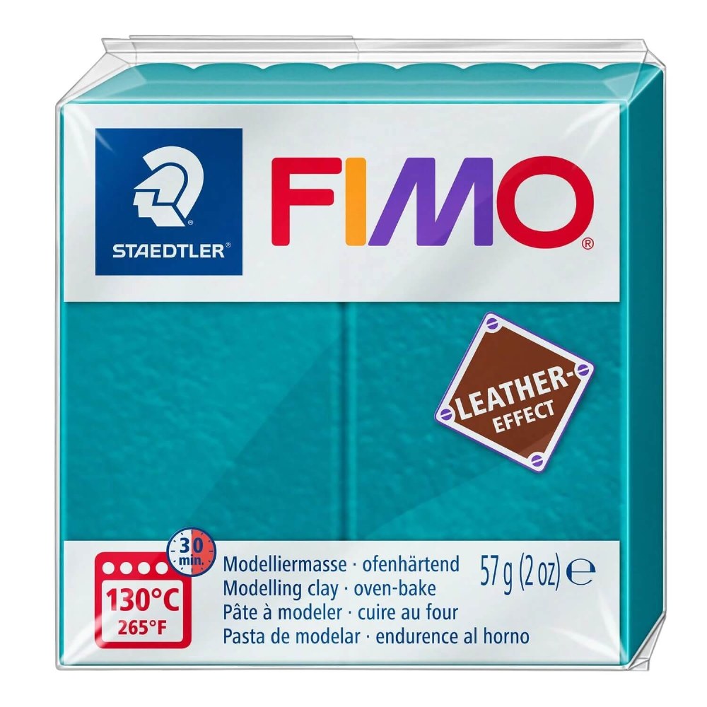 Пластика Leather-effect, Морська хвиля, 57 г, Fimo