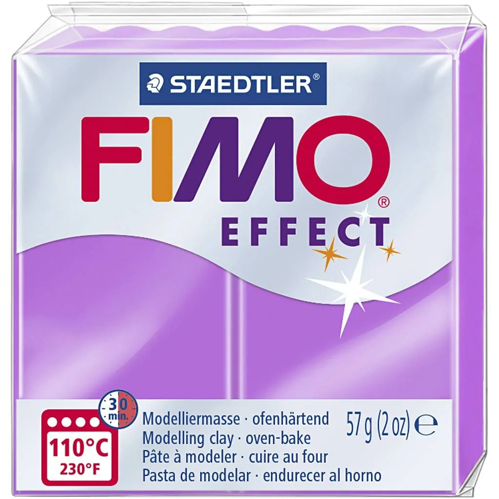 Пластика Effect, Фіолетова неонова, 57г, Fimo 1