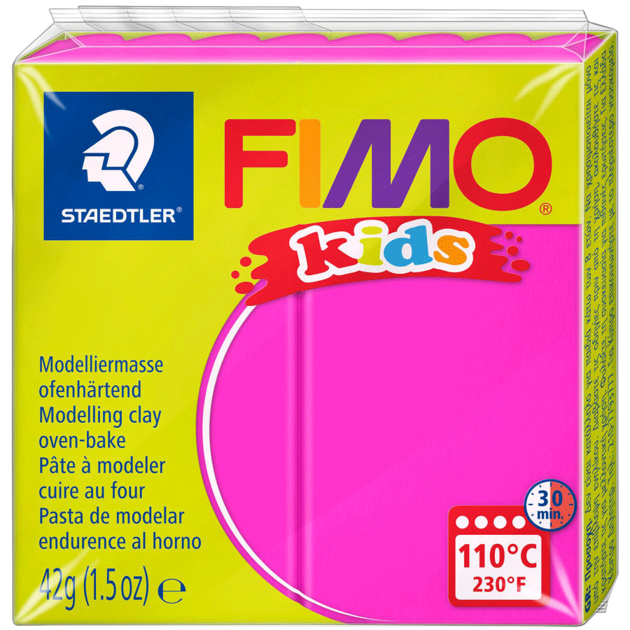 Пластика Fimo kids, фуксия, 42 г