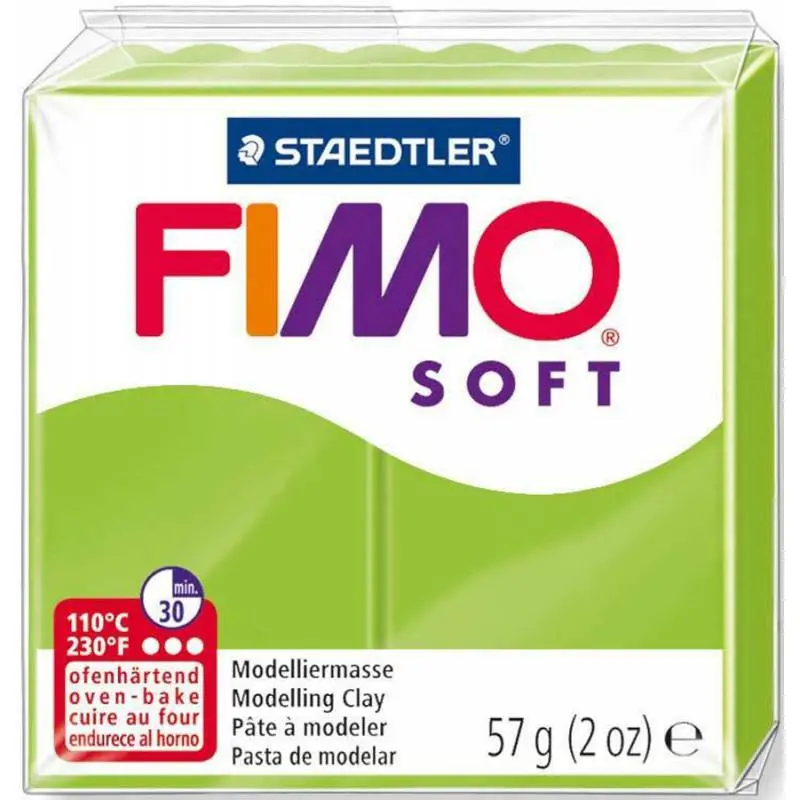 Пластика Soft, Зеленое яблоко, 57г, Fimo