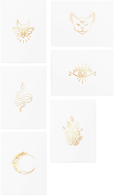Тимчасові тату "Gold Magic set", TATTon.me