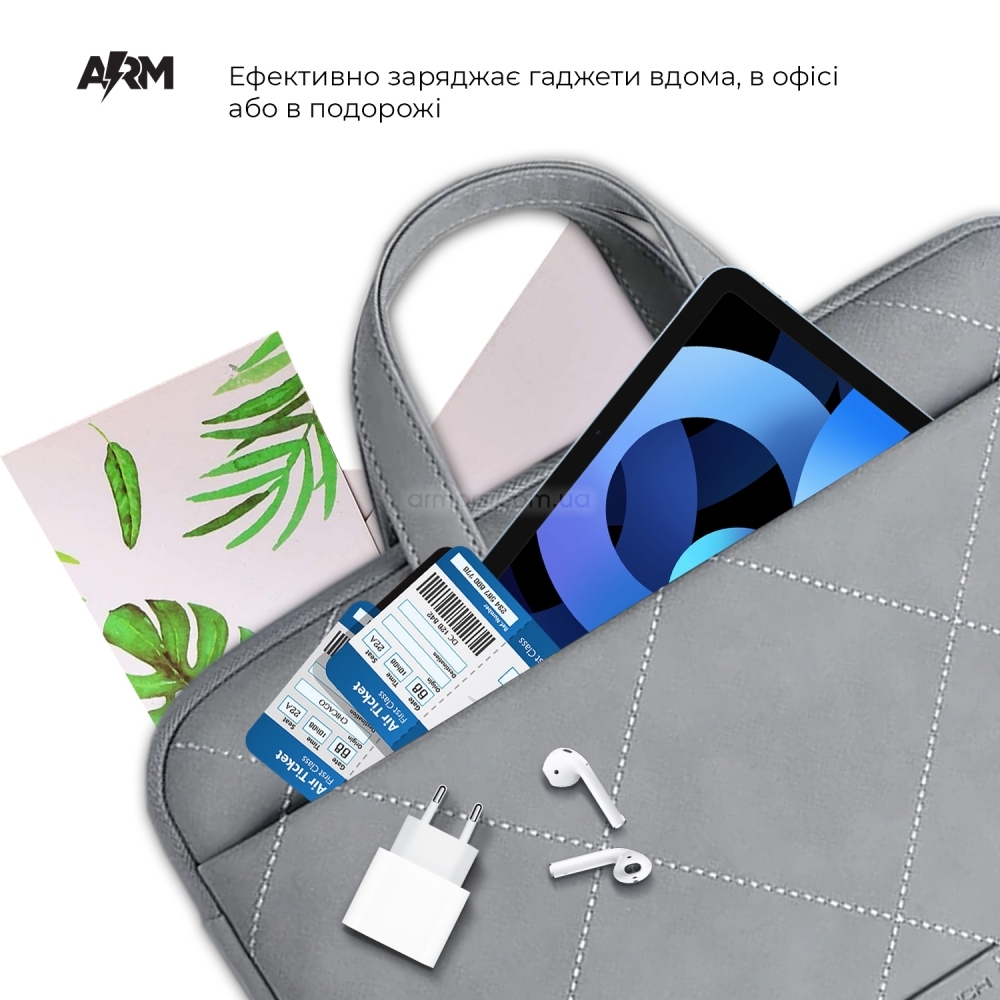 Зарядное устройство ArmorStandart AMHJ83 20W USB-C Power Adapter, ARM58528 4