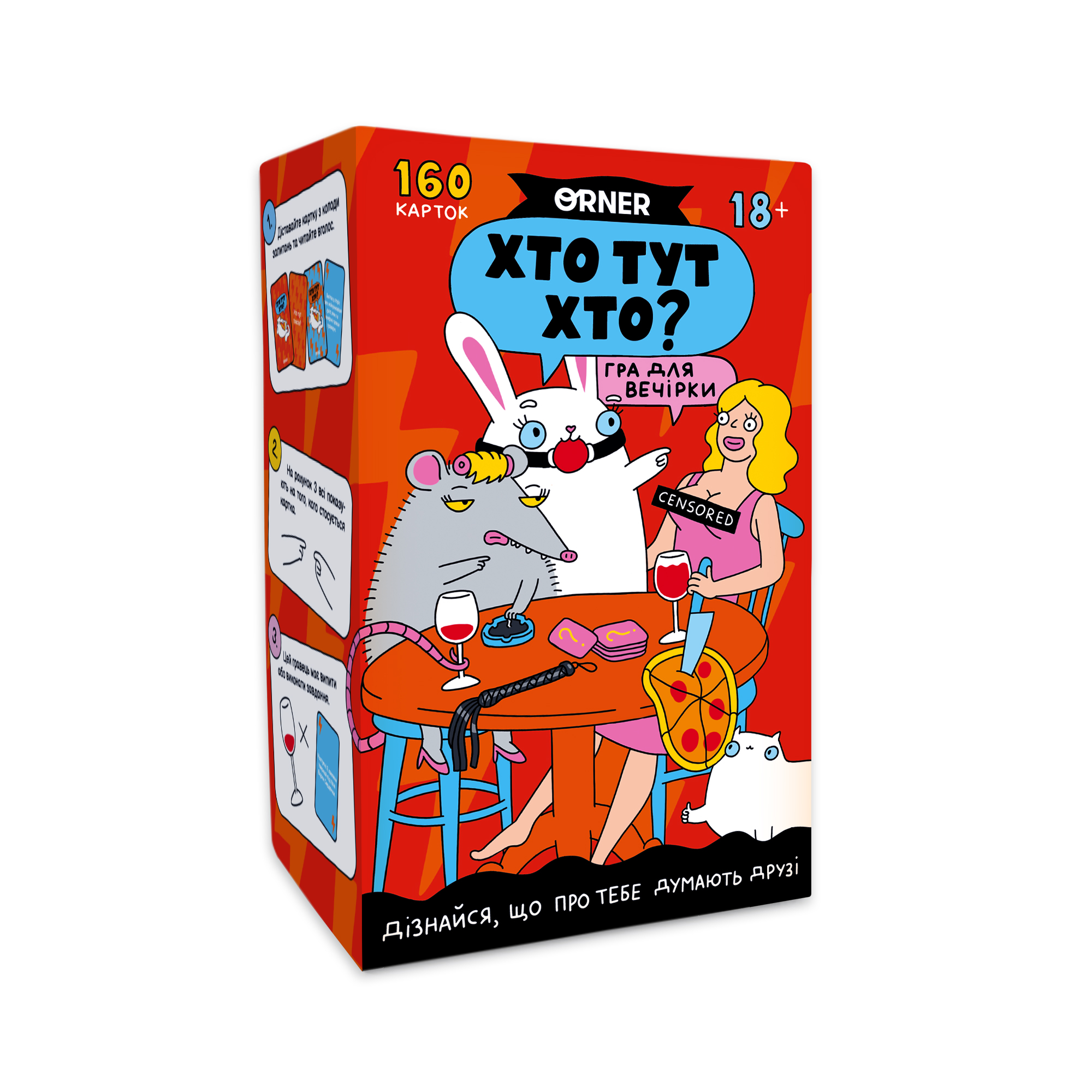 Игра для компании "Кто здесь кто? Игра для вечеринки", orner-2811