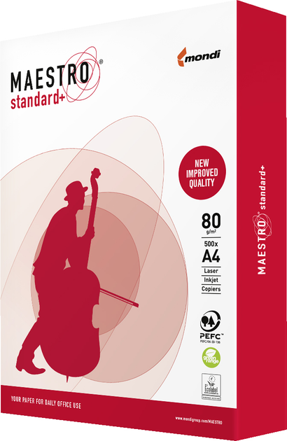 Папір А4 500 арк. 80 г/м2 "Maestro Standard+" (Словаччина), 16.4949