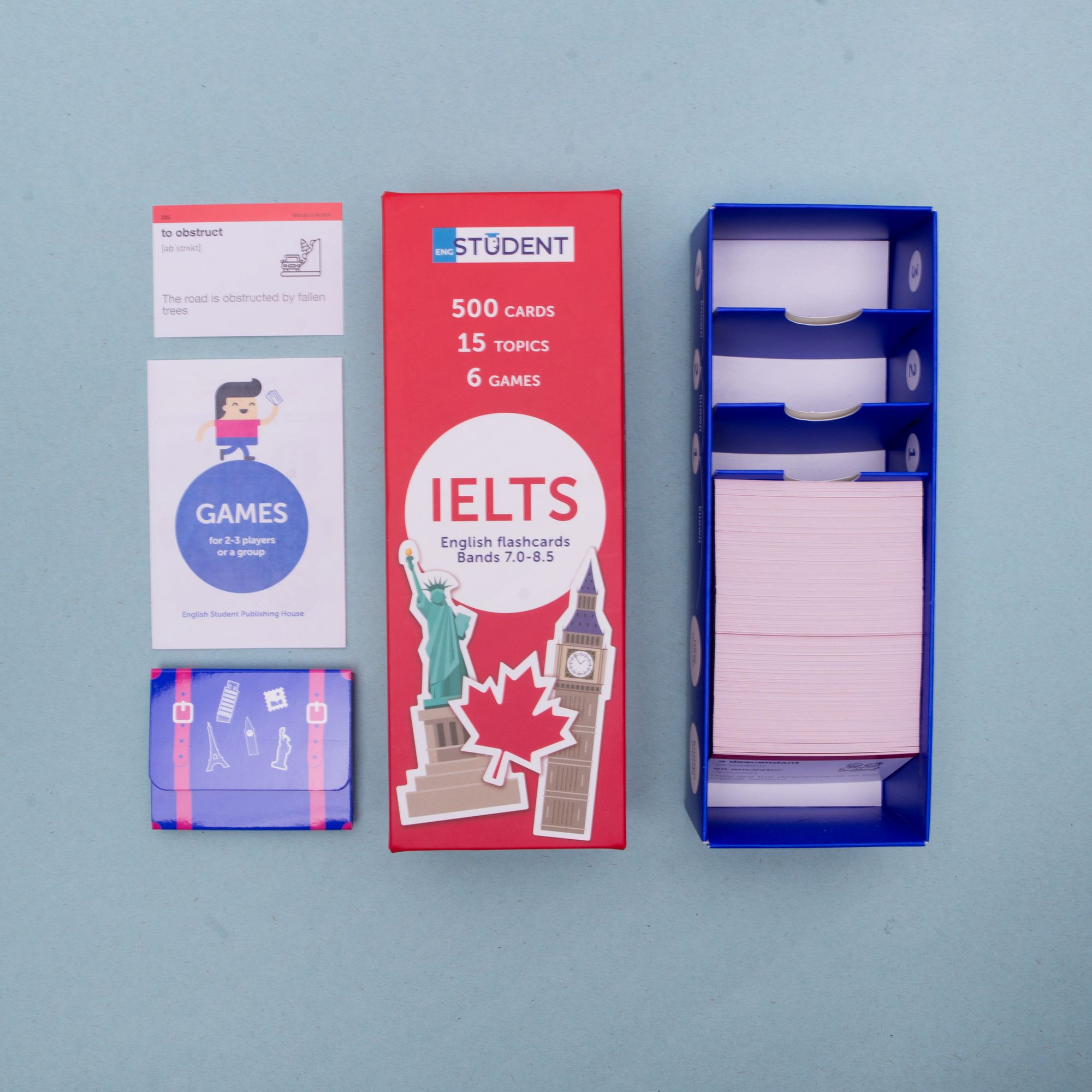 Картки з англійської мови "English Student Ielts" 500 шт (а), 591225943 1